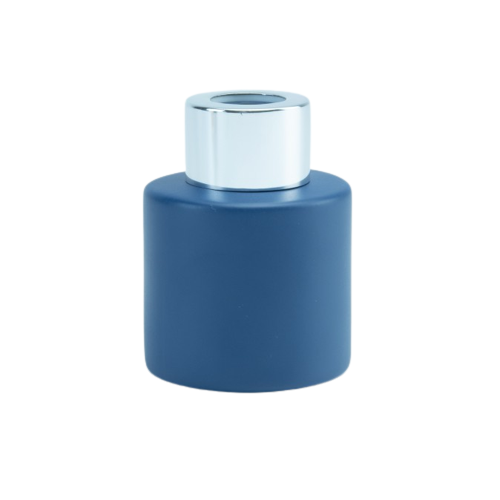 Marineblauw geurstokjeshouder met dop naar keuze (incl. 4 geurstokjes)