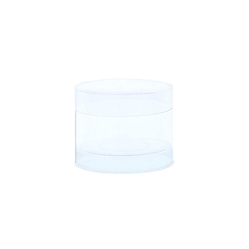 PVC hoge ronde transparante doos